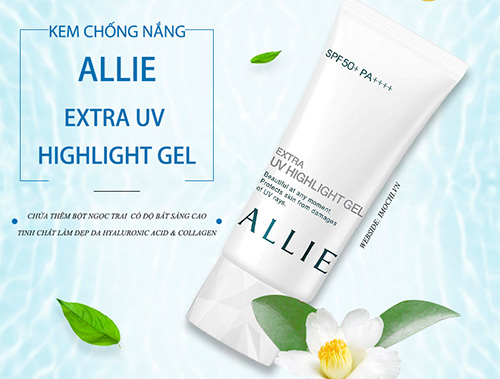 Kem chống nắng Allie Extra UV Highlight Gel