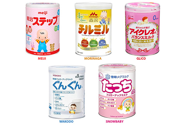 Sữa Nhật cho trẻ sơ sinh loại nào tốt?