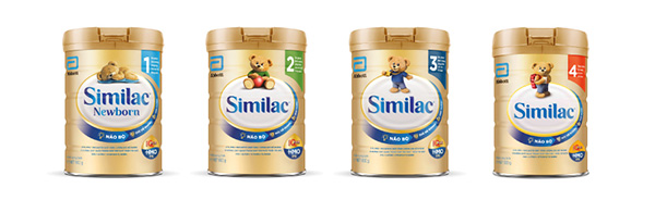 Dòng sữa Similac Eye-Q & HMO từ 1 đến 4 phù hợp với trẻ ở nhiều độ tuổi khác nhau giúp hỗ trợ hệ tiêu hóa và phát triển trí não toàn diện.