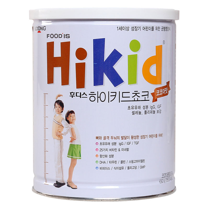 Sữa Hikid vị socola 650g
