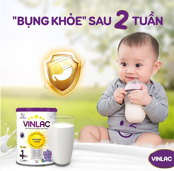 Sữa Vinlac bổ sung Canxi giúp bé phát triển chiều cao tốt hơn